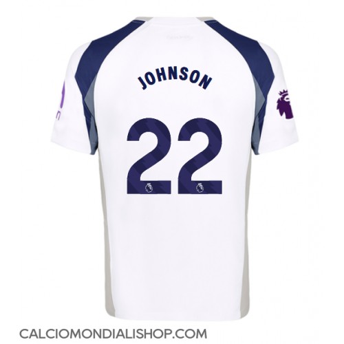 Maglie da calcio Tottenham Hotspur Brennan Johnson #22 Prima Maglia 2025-26 Manica Corta Maglie da calcio Tottenham Hotspur Brennan Johnson #22 Prima Maglia 2025-26 Manica Corta
